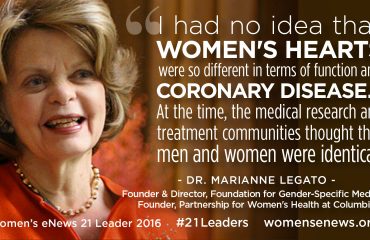 Women’s eNews’ 21 Leaders for the 21st Century Award Ceremony - May 2016
